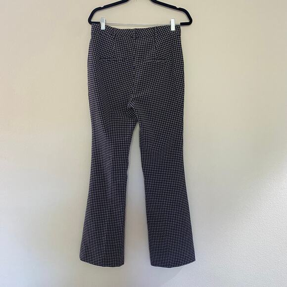 Veronica Beard Hibiscus Flare Pants in Black/Multi Pattern Size 8 - Picture 3 of 9